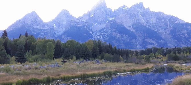 Neplanuotai priviliojęs peizažas – Grand Teton kalnai Neplanuotai priviliojęs peizažas – Grand Teton kalnai